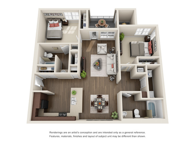 Floorplan - The Stevenson Apartments at Brightwalk