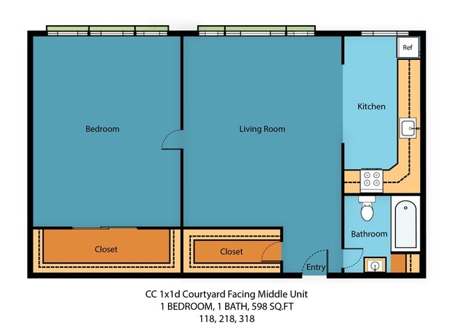 Floorplan - Carolina Court Apartment Homes