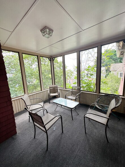 First Floor Patio - 209 Stewart Ave