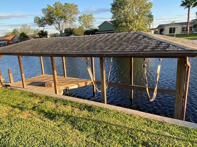 Boat Dock - Canal leads to Shingle Creek and Lake Toho - 2650 Cypress Ln