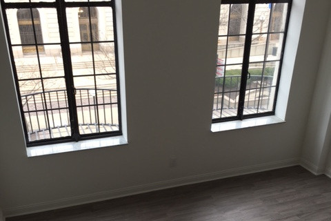 lower level living area from staircase - 1019 Main St