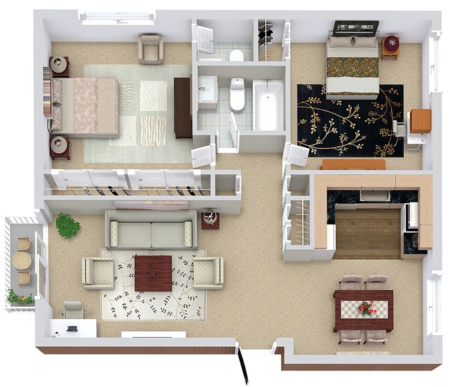 Floorplan - Briarwood Park Apartments