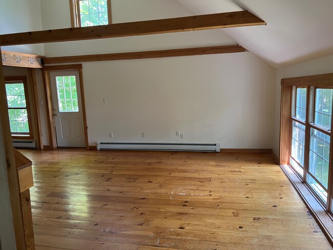 Living room looking from the master bed room doorway - 18 Maple Ave