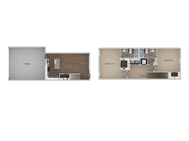 Floorplan - Parc at Day Dairy Apartments and Townhomes