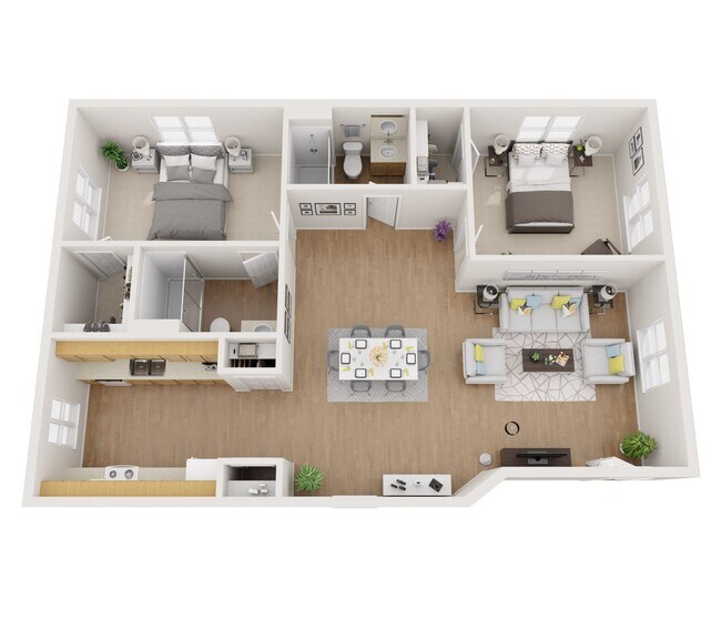 Floorplan - Higdon Ferry Apartments