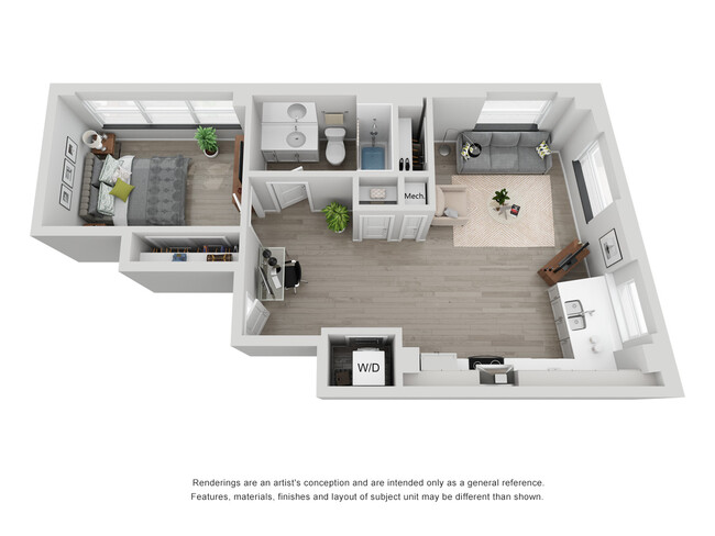 Floorplan - The Fairfax Apartments