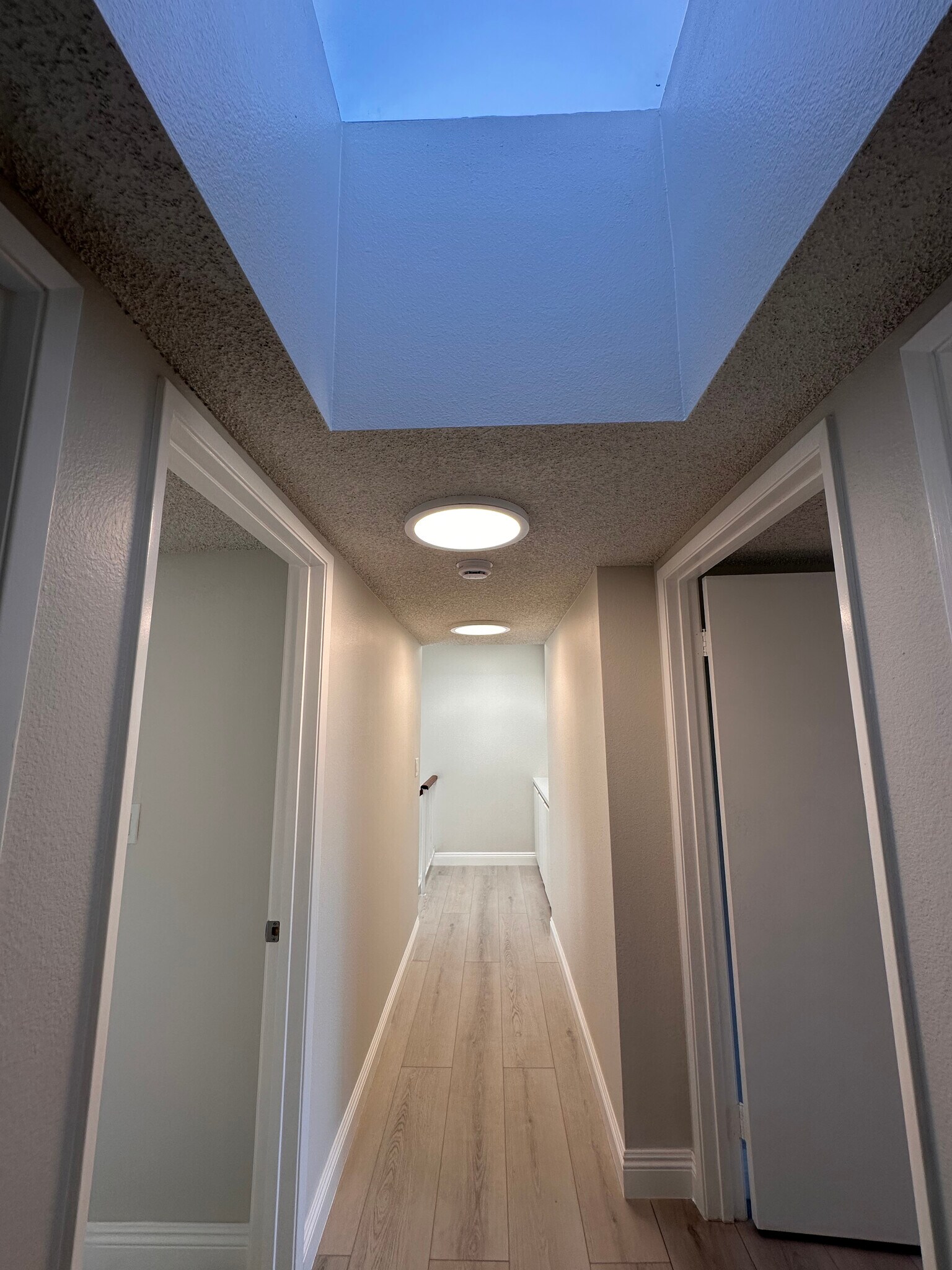 Upstairs Hallway with 2 Sky Lights - 4300 Via Marisol