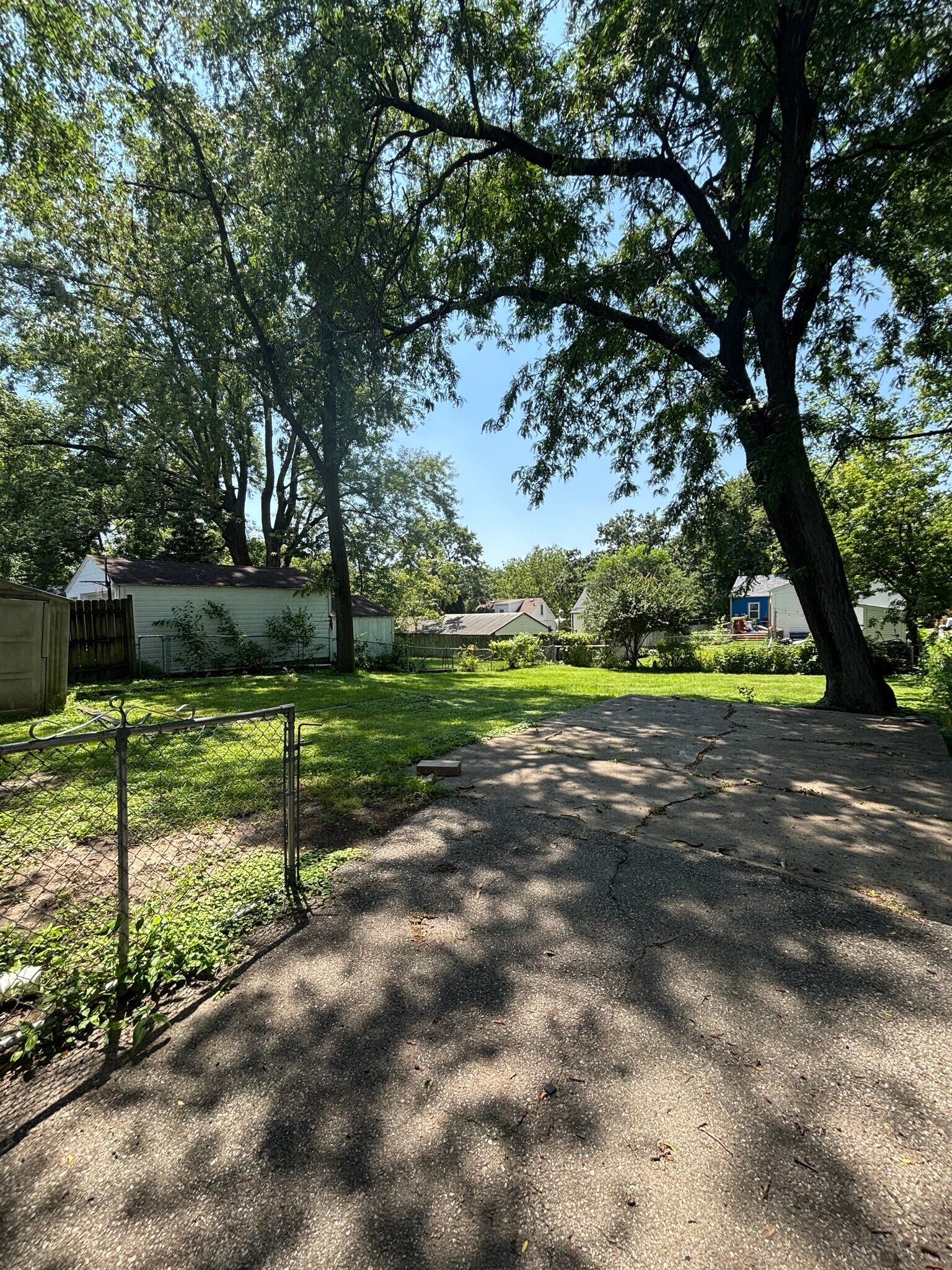 Back yard - 3520 37th st