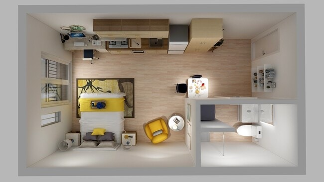 Floorplan - Ori on the Ave Apartments