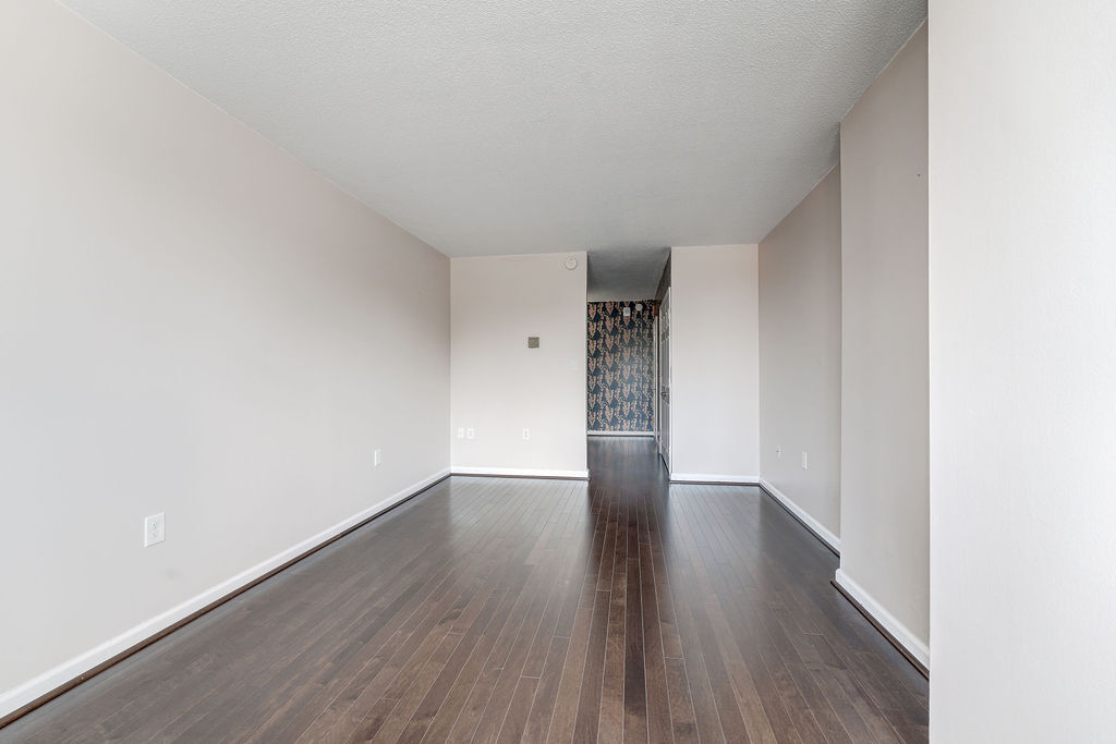 View standing in front of BR window opens into den or sitting room - 4242 East West Hwy