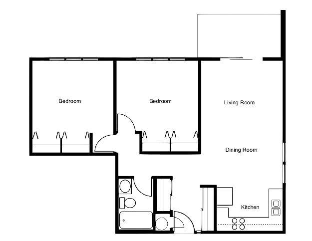 Floorplan - SM Multnomah Manor