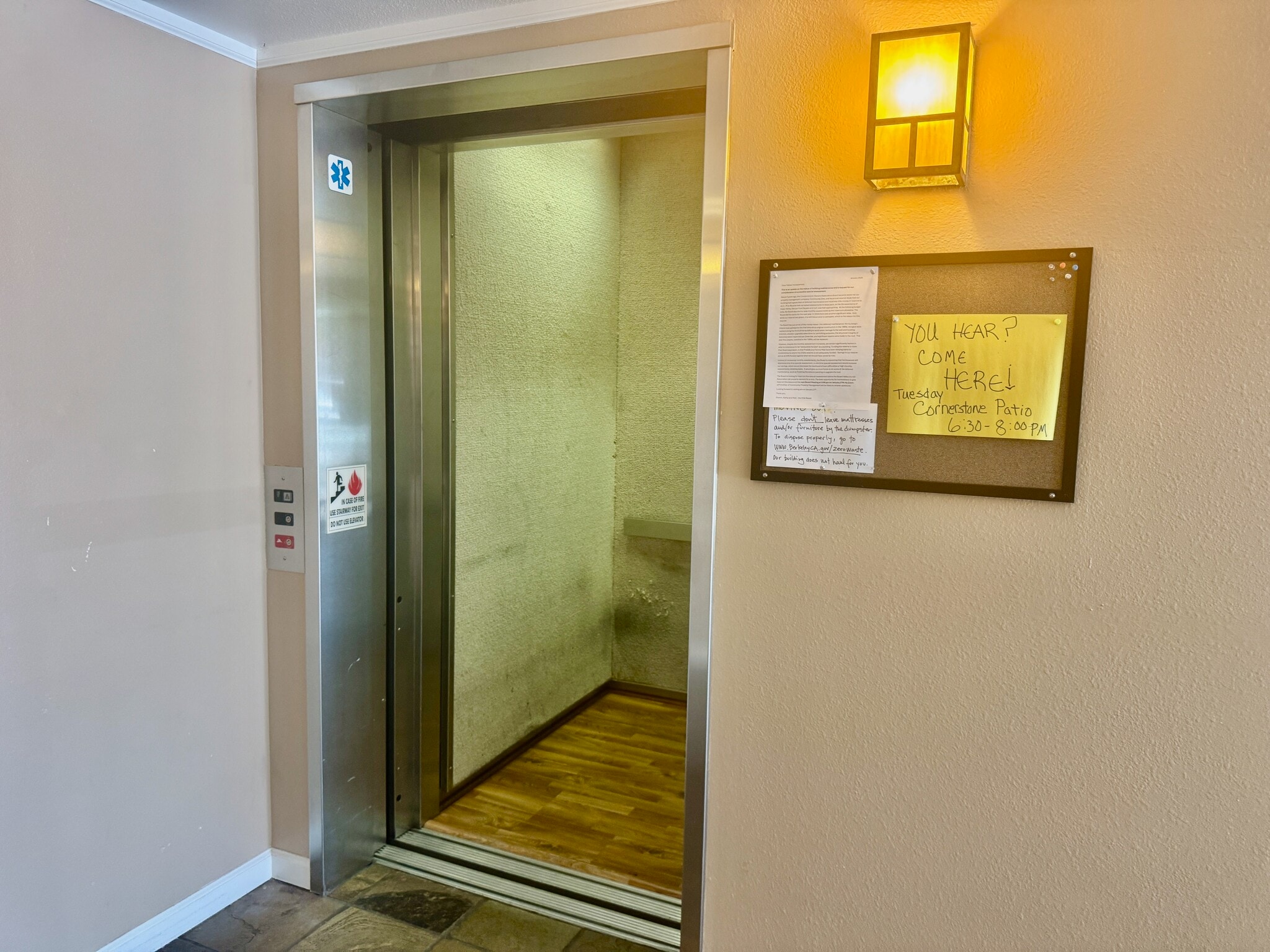Elevator - 2029 Channing Way