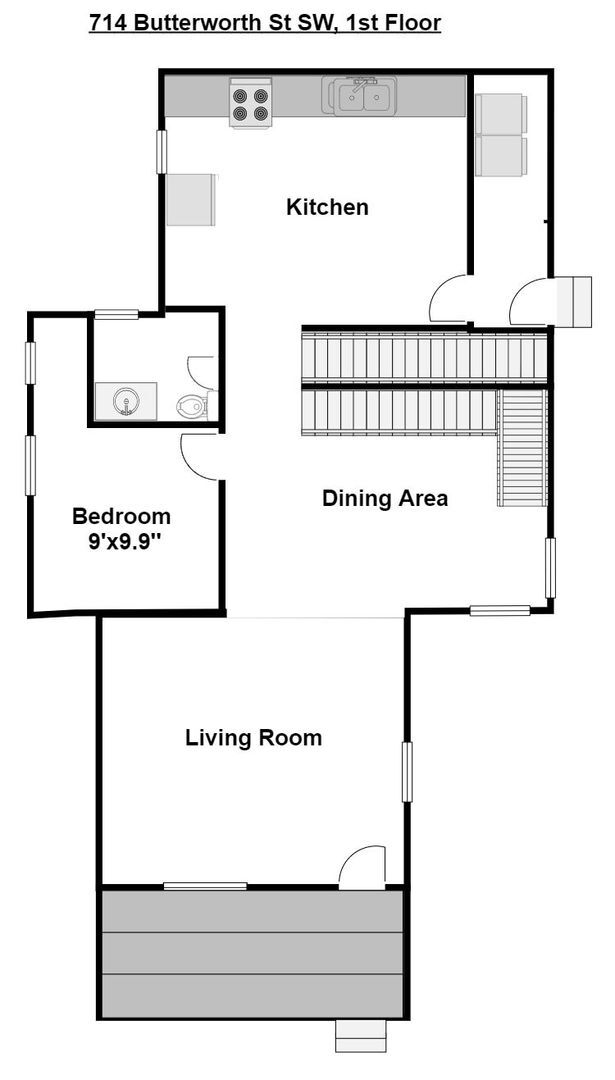 Building Photo - 3 bed -1.5 bath house near GVSU Pew Campus.