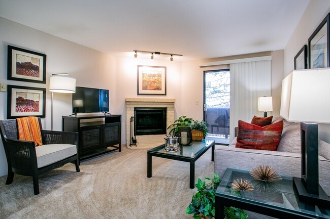 Wood-Burning Fireplace - Woodcliffe Apartment Homes