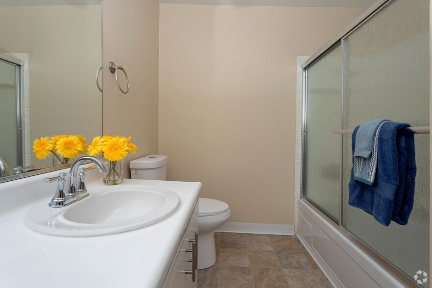 2BR,1BA - Bathroom - The Aegena Apartments