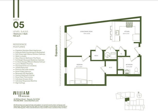 Floorplan - The William House