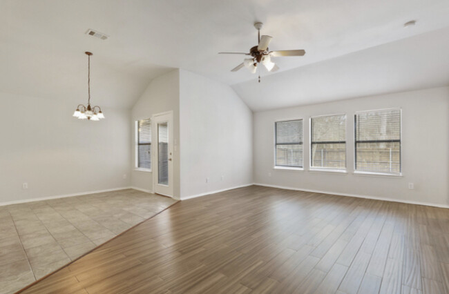 Living room and dining area - 2629 Leslie Ln