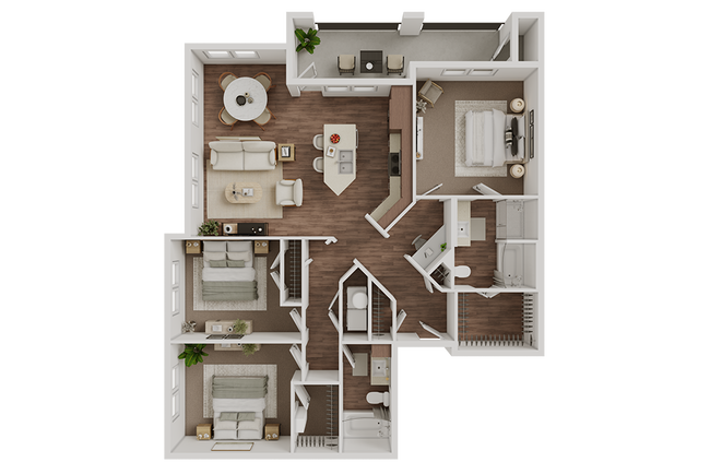 Floorplan - The Mark at Midtown Park