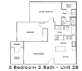 2BR/2BA - Oak Garden Apartments