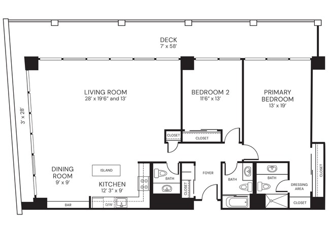 Floorplan - 1200 Lakeshore