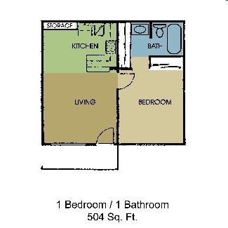 1BR/1BA - Creekside Village