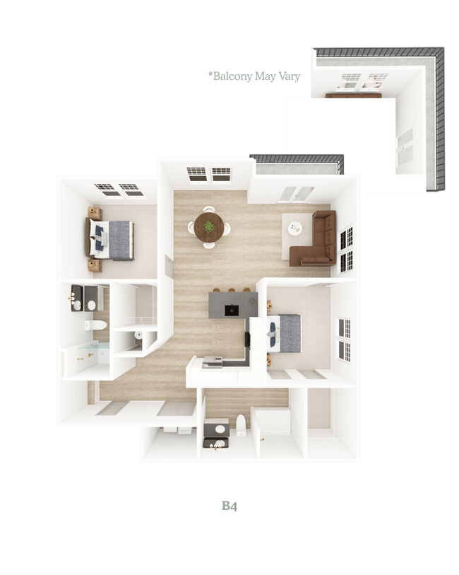 Floorplan - District on the Etowah Apartments
