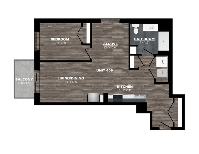 Floorplan - The Mondrian