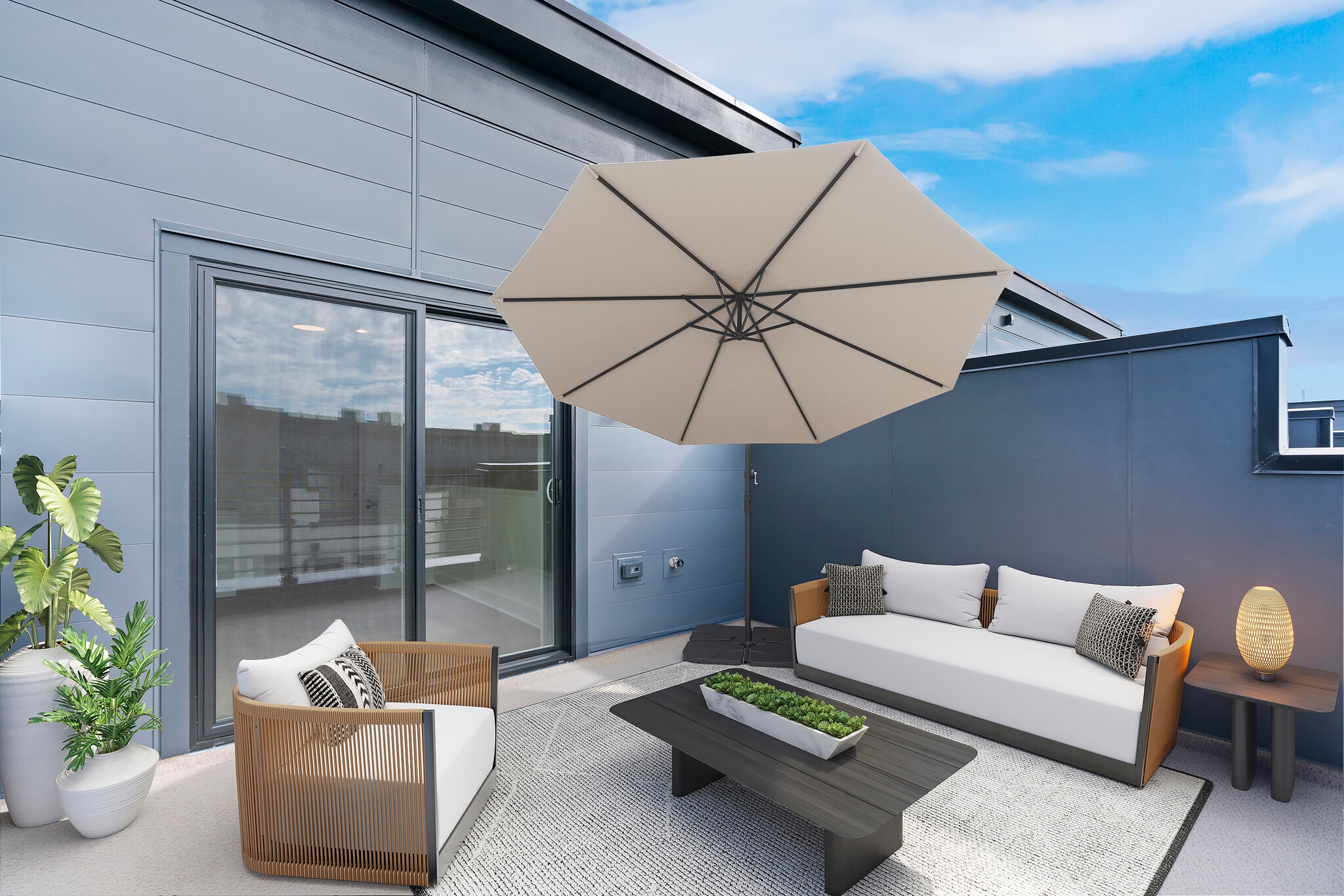 rooftop with great view of city and Washington \Monument - 2609 Platt Ct NW
