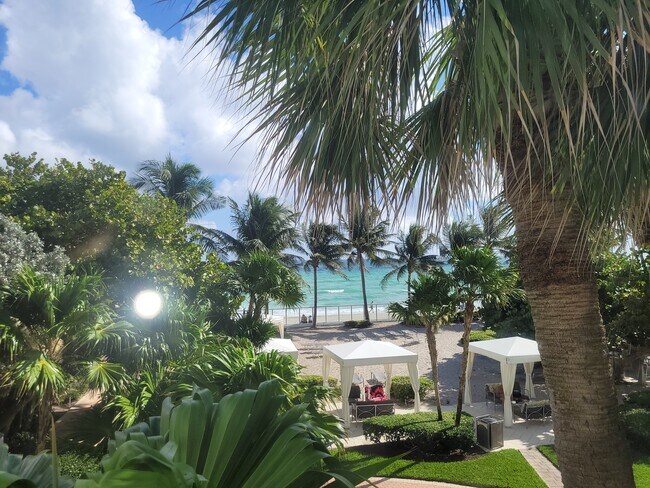 view from main bedroom - 3001 S Ocean Dr