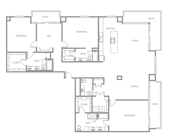 PH3 Floorplan - Twelve Cowboys Way