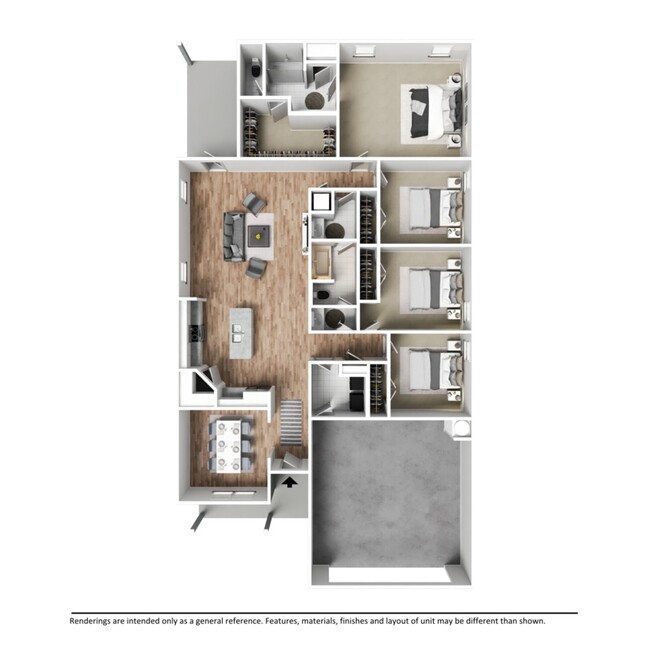 Floorplan - Villages at Arbor Walk