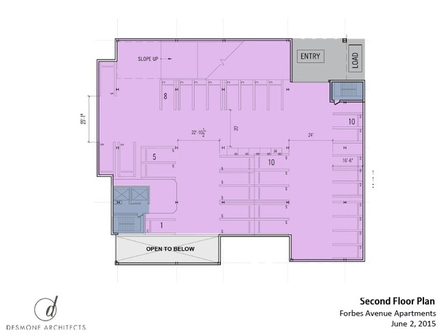 2nd Floor Plan - The Bridge on Forbes