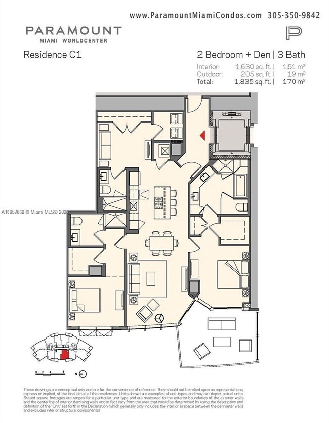 Floor Plan - 851 NE 1st Ave