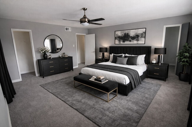 Enjoy a cozy night in, in one of our spacious bedrooms - Belmont Place/La Fontaine