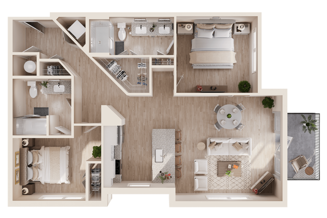 Floorplan - The Easley at UC