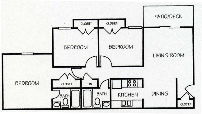 3BR/2BA - Raible Place Apartments