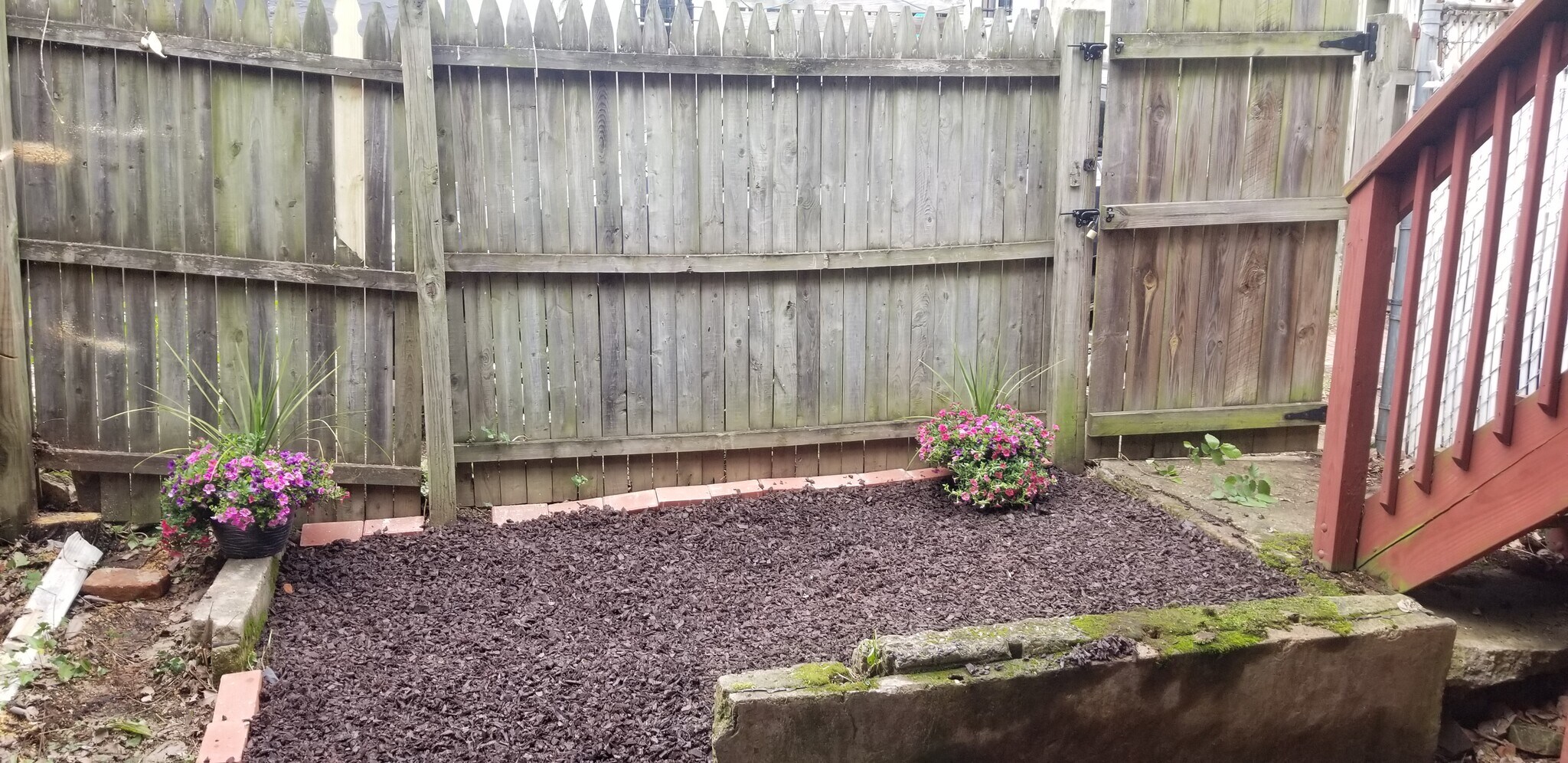 Semi Private backyard patio - 648 Morton Pl NE