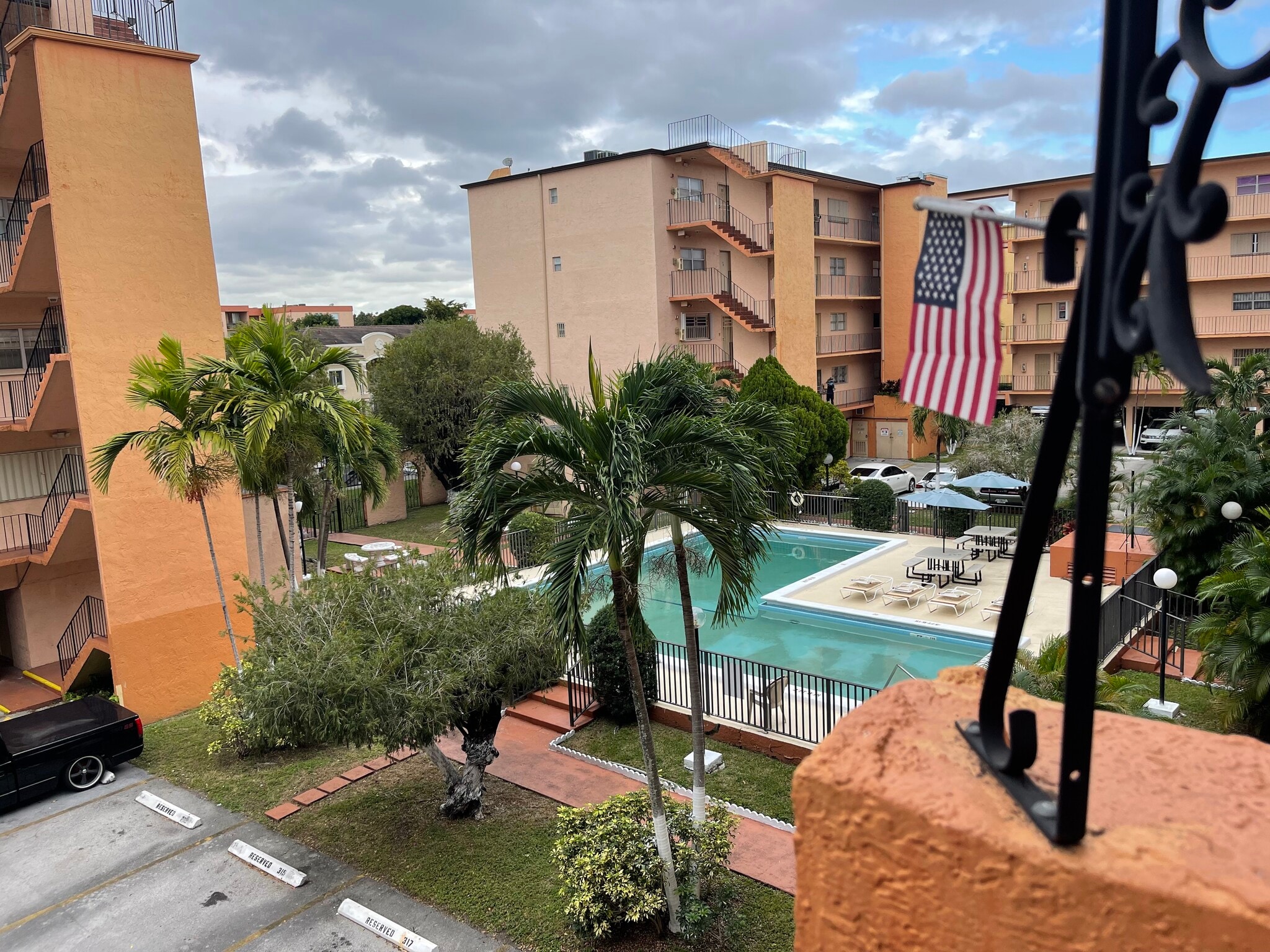 Balcony view - 1950 W 54th St