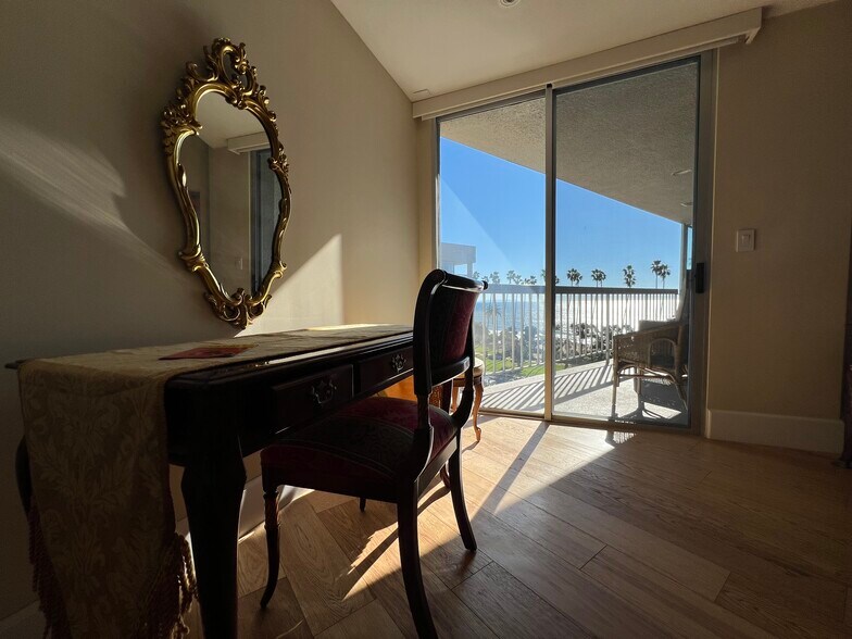 Work Area in Master Bedroom with Ocean & Beach Views - 515 Ocean Ave