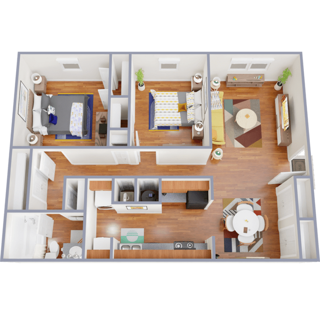 2B_Overhead_624037.png - CliffRidge Apartments
