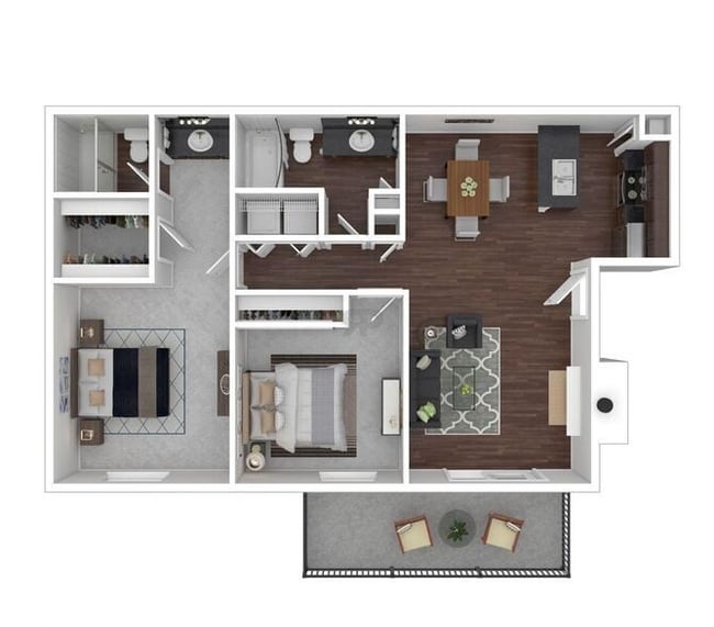 Floorplan - Riverwalk Apartments