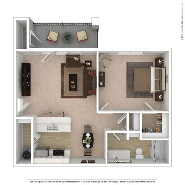 Floorplan - Waters Edge Villas Apartments