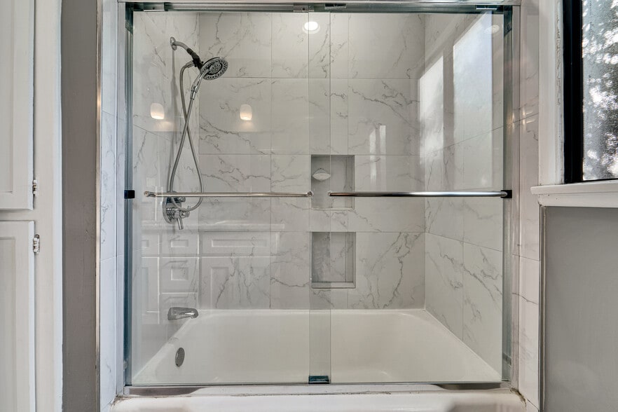 Updated and modern Master bathroom - 900 Bethany Rd