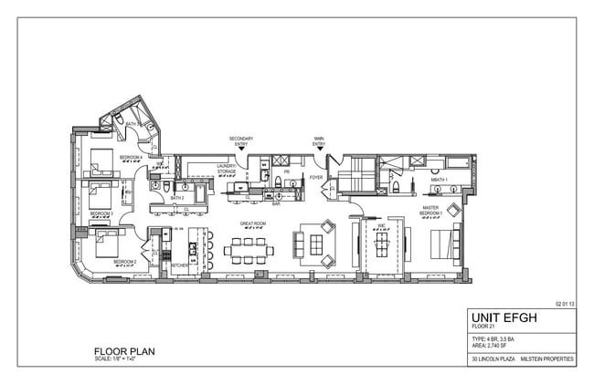 Floorplan - 30 Lincoln Plaza