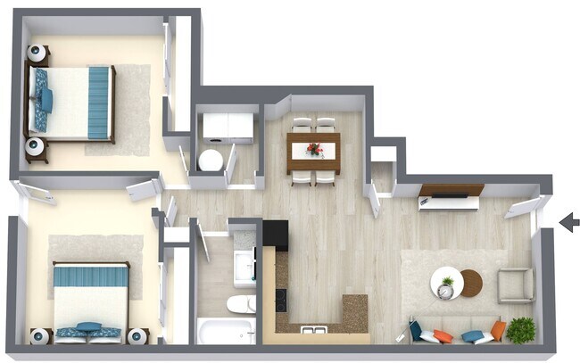 Winnebago 2 Bedroom - 20 East Elkhart