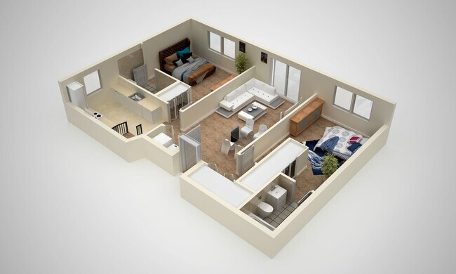 Floorplan - Apartments at Iron Ridge