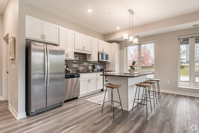 Our kitchens combine functionality and style with plenty of storage and modern appliances to enhance your culinary experience. - The Preserve at Normandale Lake