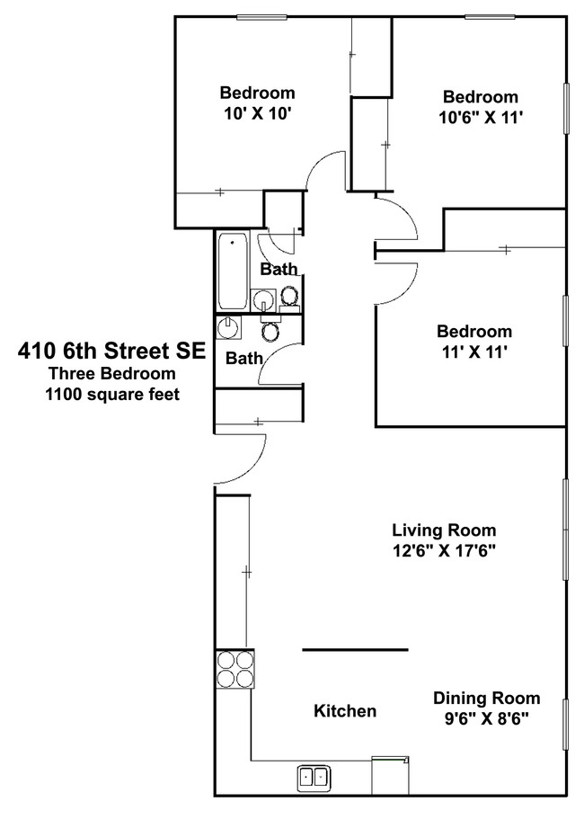 Floorplan - 410 Apartments