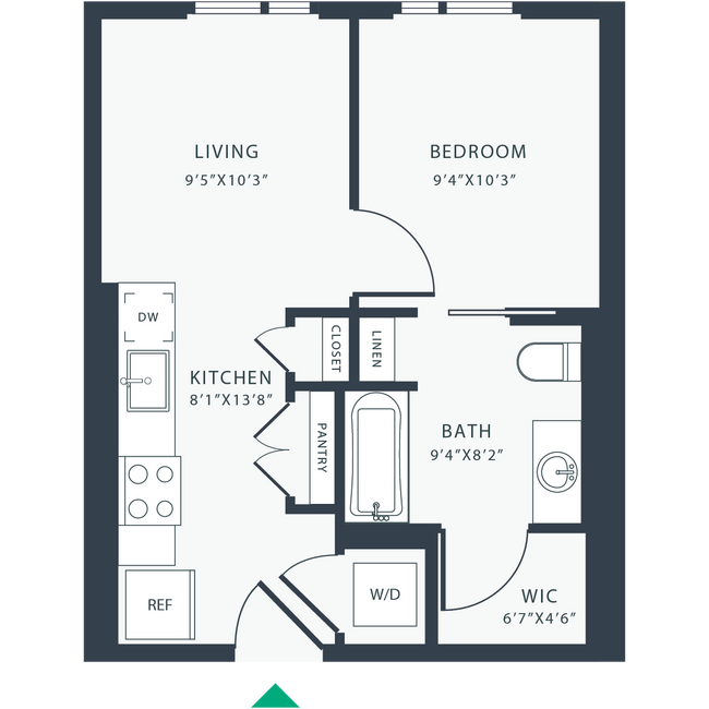 Floorplan - Link Apartments® Four12