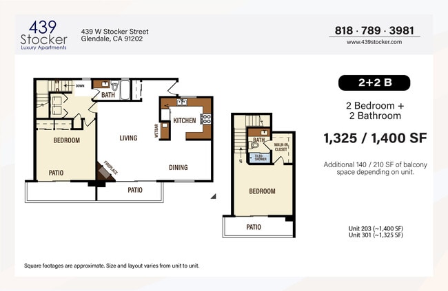 Floorplan - 439 W Stocker Luxury Living